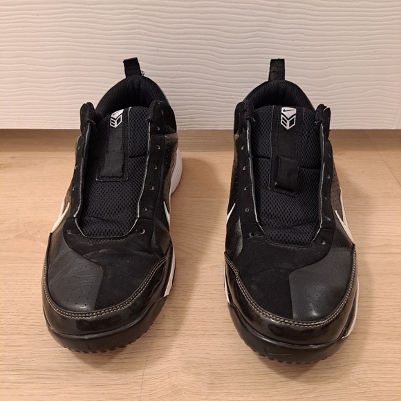 Nike Air Black White Elite Pre Game Athletic Fitness Workout Sneakers Size 10.5 - Picture 3 of 10